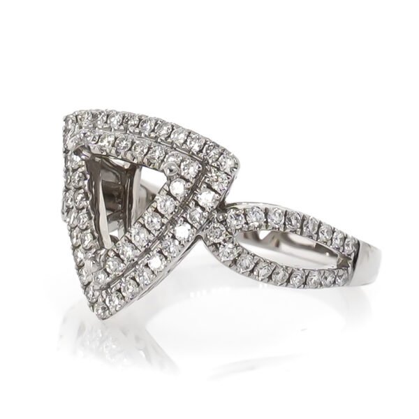 SplitShank Double Halo Ring Mounting