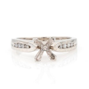 Fancy Shape Accented Ring Mounting