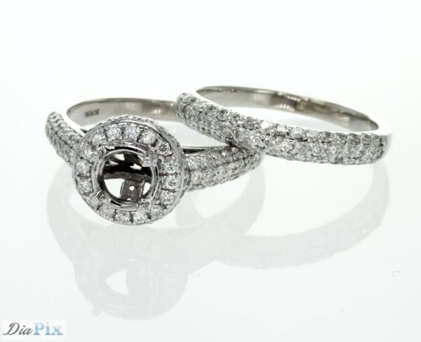 Gemstone Halo Ring