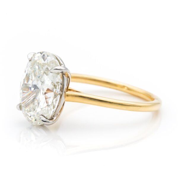 Two-Tone Solitaire Ring
