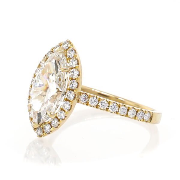 Fancy Shape Halo Ring
