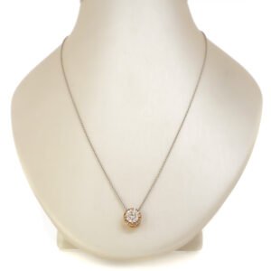 Round Halo Pendant