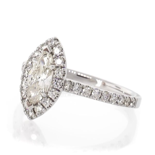 Fancy Shape Halo Ring