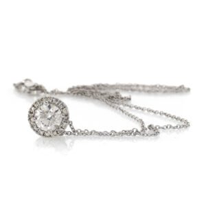 Round Halo Pendant