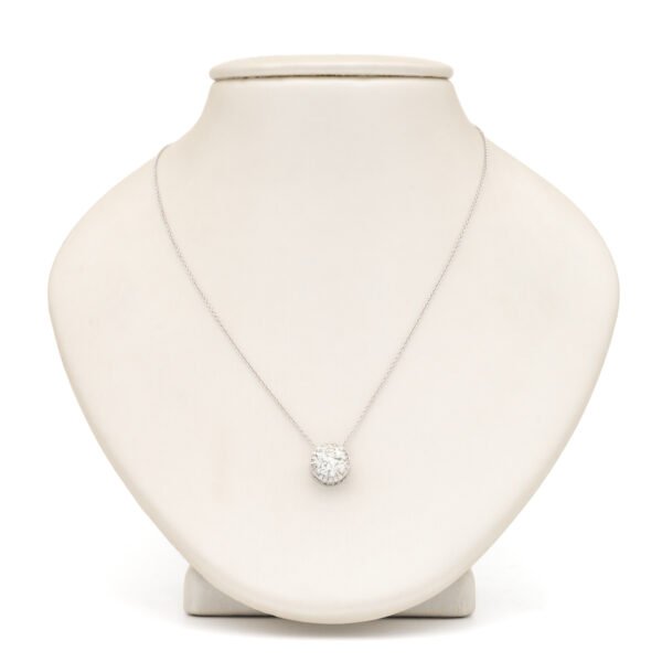 Round Halo Pendant