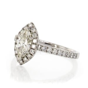 Fancy Shape Halo Ring