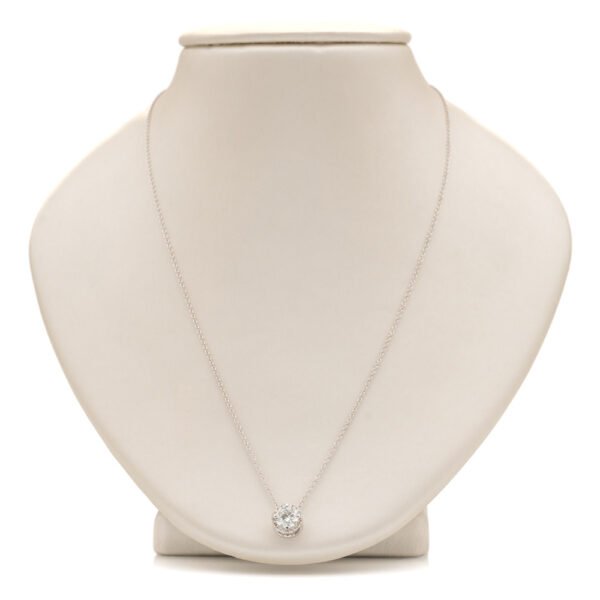 Round Halo Pendant