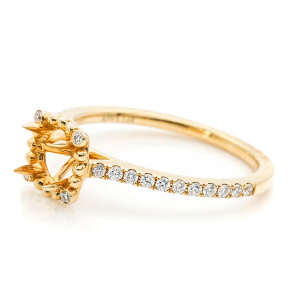 Diamond Accented Ring Mounting