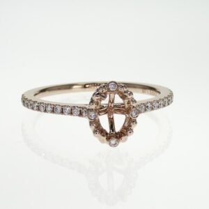 Fancy Shape Accented Ring Mounting