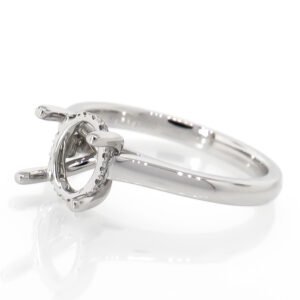 Fancy Shape Hidden Halo Ring Mounting