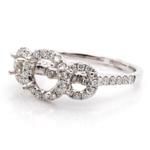 Halo 3 Stone Ring Mounting