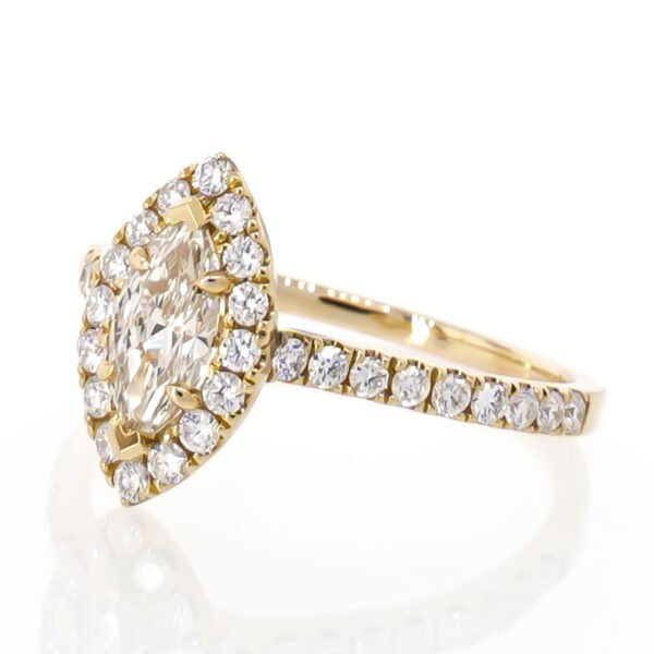 Fancy Shape Halo Ring