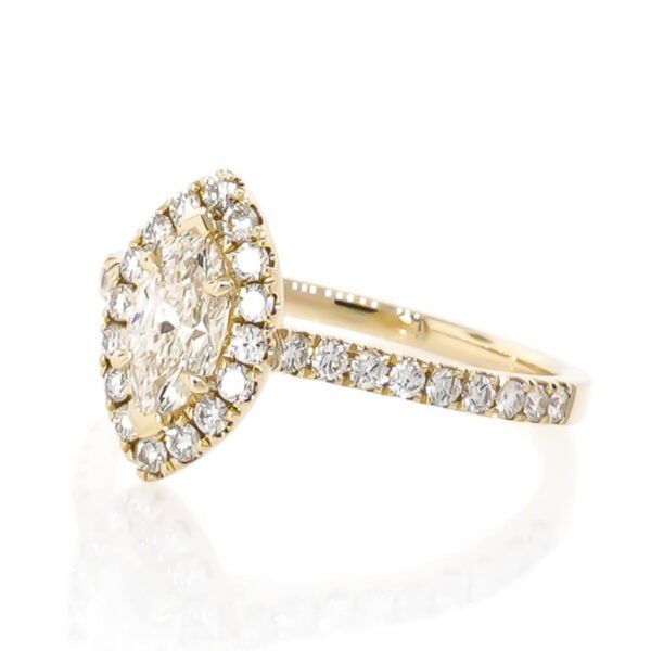 Fancy Shape Halo Ring