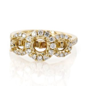 Halo 3 Stone Ring Mounting