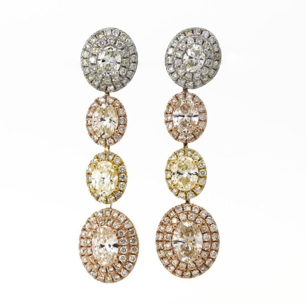 Fancy Shape Dangle Earrings