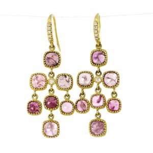 Gemstone Dangle Earrings