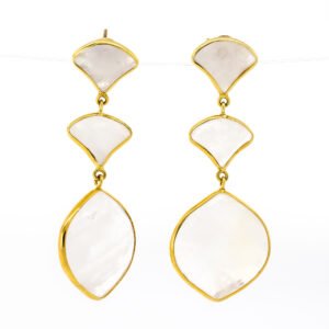Gemstone Dangle Earrings