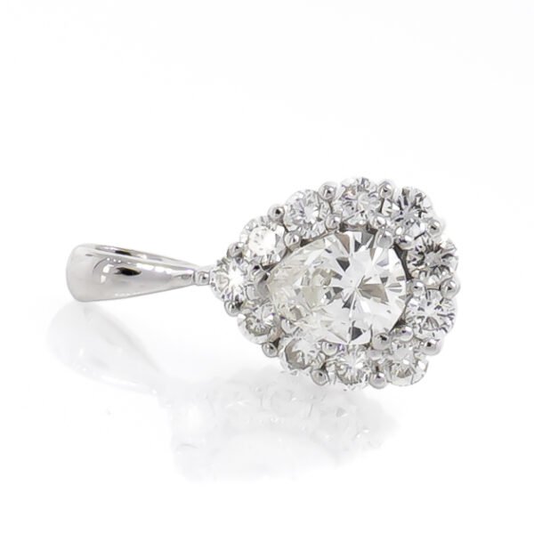 Fancy Shape Halo Pendant