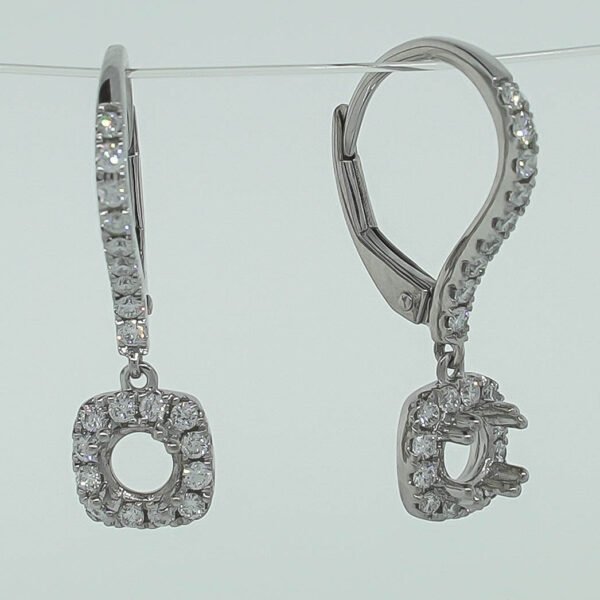 Drop Halo Earrings