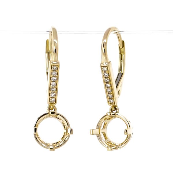 Drop Fashion Earrings Mounting