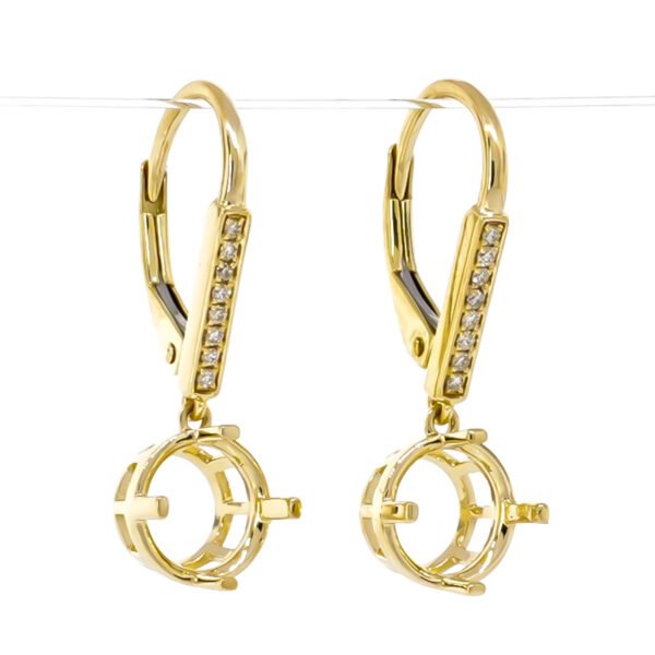 Drop Fashion Earrings Mounting
