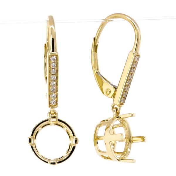 Drop Fashion Earrings Mounting