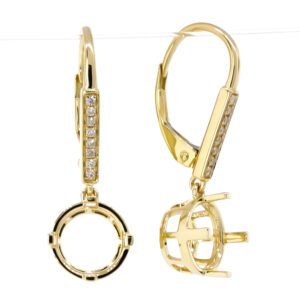 Drop Fashion Earrings Mounting
