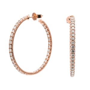 Round Hoop Earrings