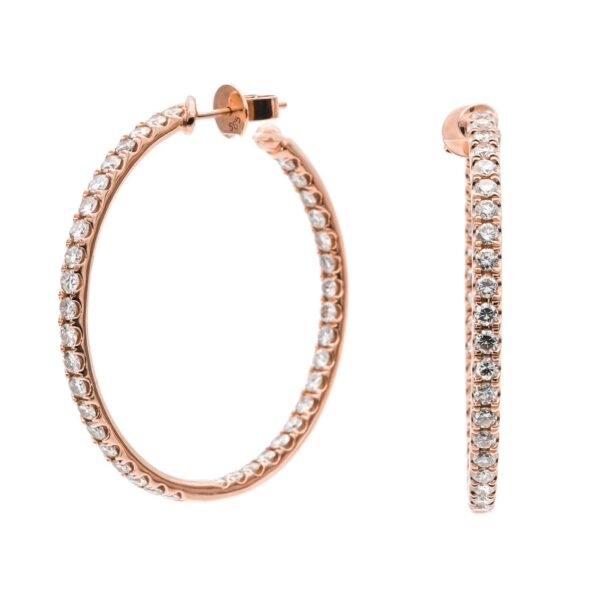 Round Hoop Earrings