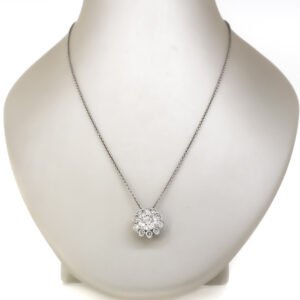 Round Halo Pendant