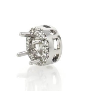 Round Halo Pendant