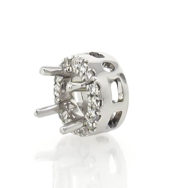 Round Halo Pendant