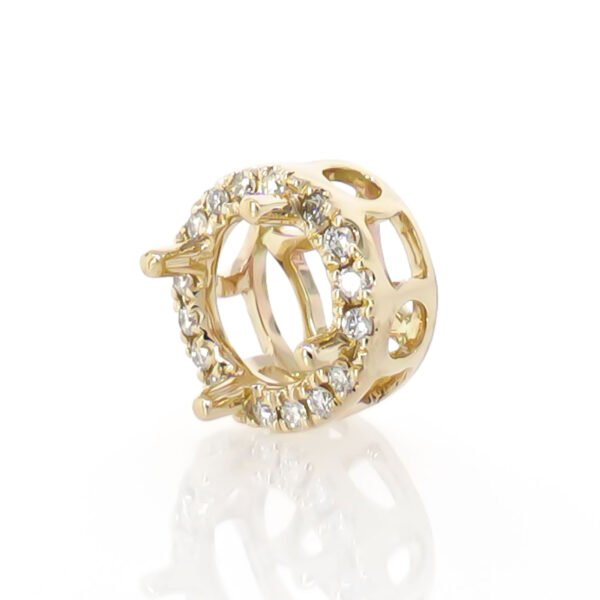 Round Halo Pendant Mounting