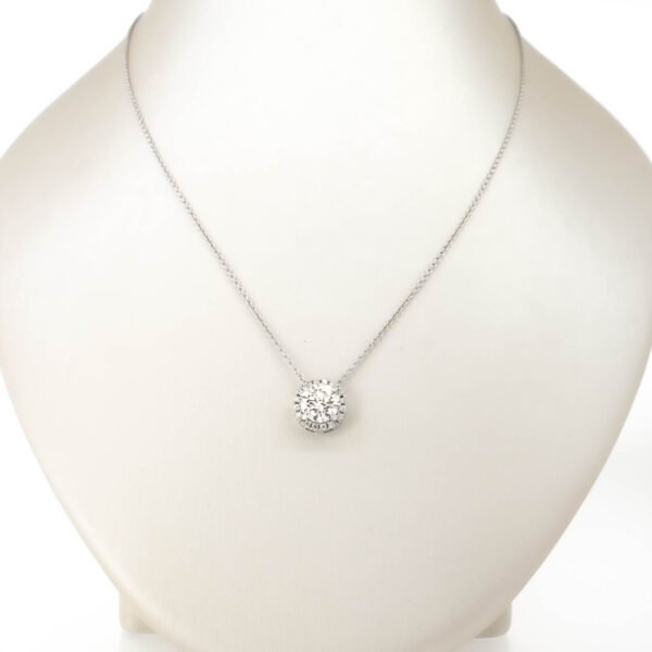 Round Halo Pendant
