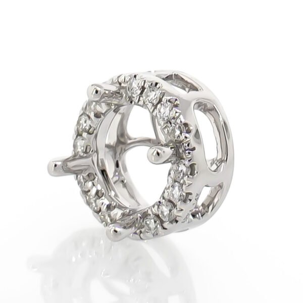Round Halo Pendant Mounting