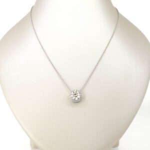 Round Halo Pendant