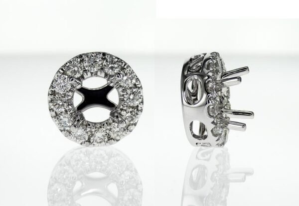 Round Halo Pendant Mounting