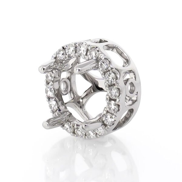 Round Halo Pendant Mounting