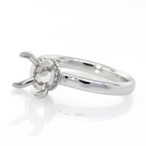 Hidden Halo Ring Mounting