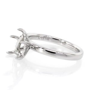 Fancy Shape Hidden Halo Ring Mounting
