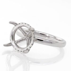 Hidden Halo Ring Mounting