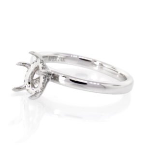 Fancy Shape Hidden Halo Ring Mounting