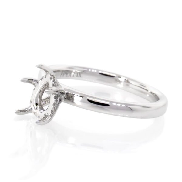 Fancy Shape Hidden Halo Ring Mounting