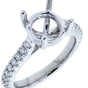 Round Accented Ring Mounting