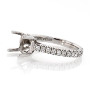 Round Accented Ring Mounting