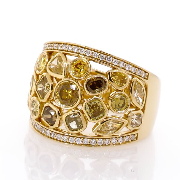 Colored Diamond Fashion Band
