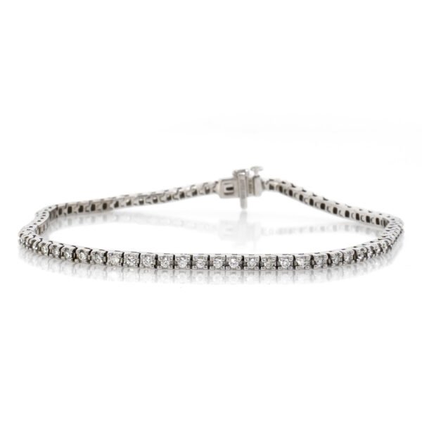 Boxy Link Tennis Bracelet
