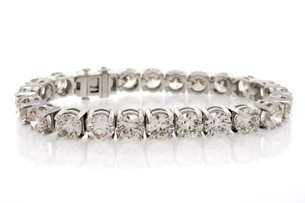 Rounded Link Tennis Bracelet