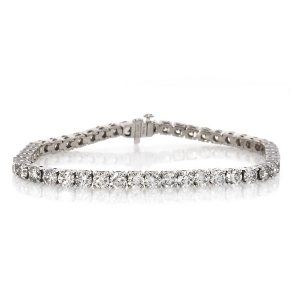 Rounded Link Tennis Bracelet