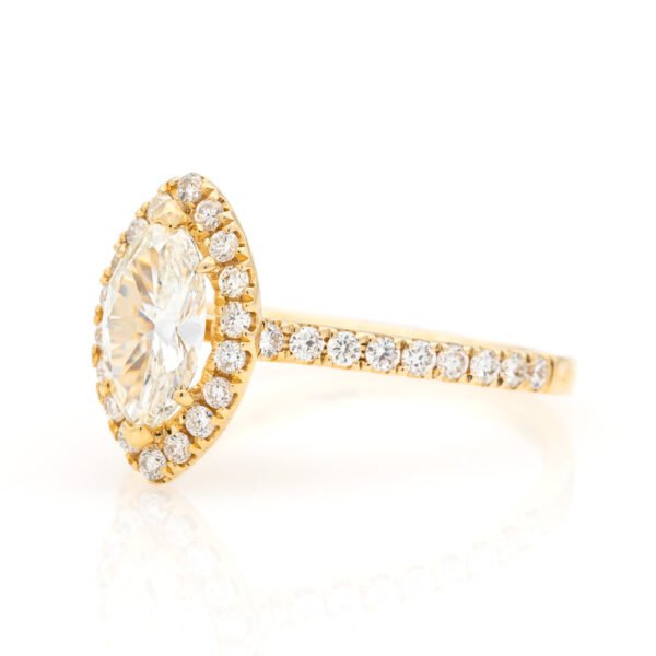 Fancy Shape Halo Ring